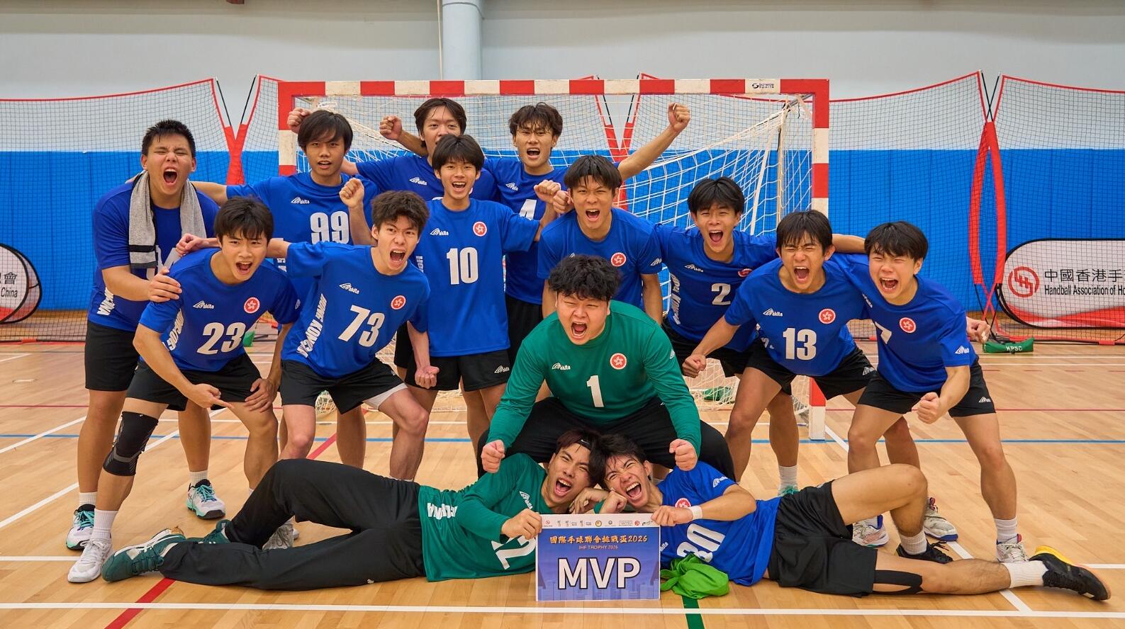 國際手球聯會盃 港隊U20加時險勝越南奪冠  尹沛森當選MVP