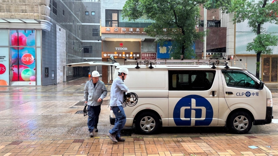 颱風紅霞 | 強風下塌樹致架空電纜及電力設備受影響 中電：約30名客戶傍晚前復電