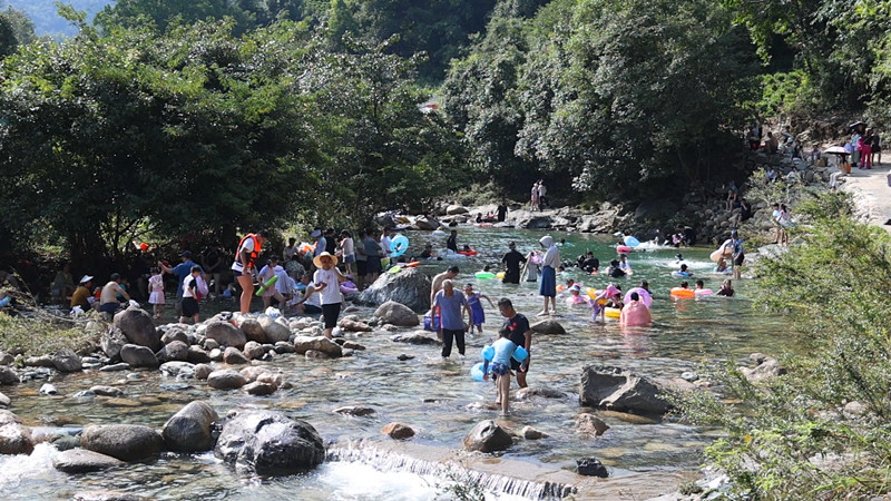 皖祁門：歷溪大峽谷 避暑好去處