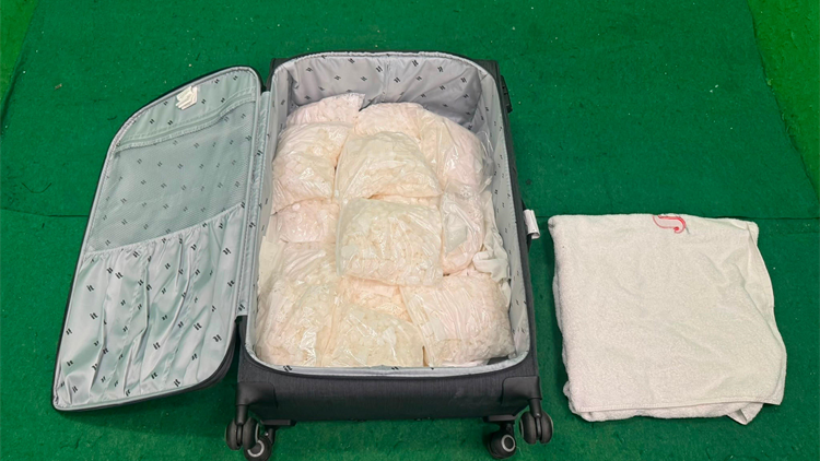 香港海關於機場偵破3宗旅客販毒案件 