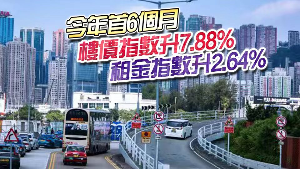 本港樓價指數連升13個月 創逾兩年高