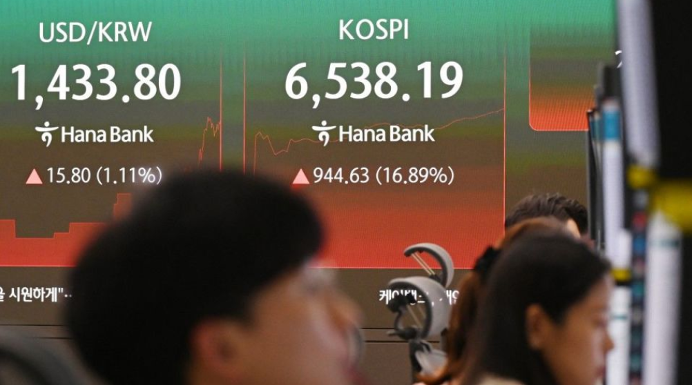 韓股曾飆17%創史上最大盤內升幅 海力士報復式彈28%