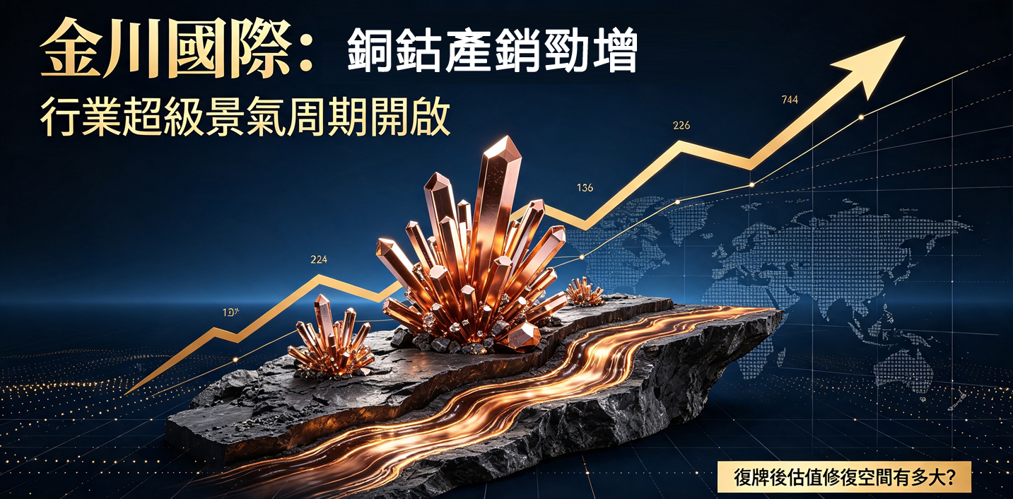 金川國際：銅鈷產銷勁增 行業超級景氣周期開啟 復牌後估值修復空間有多大？