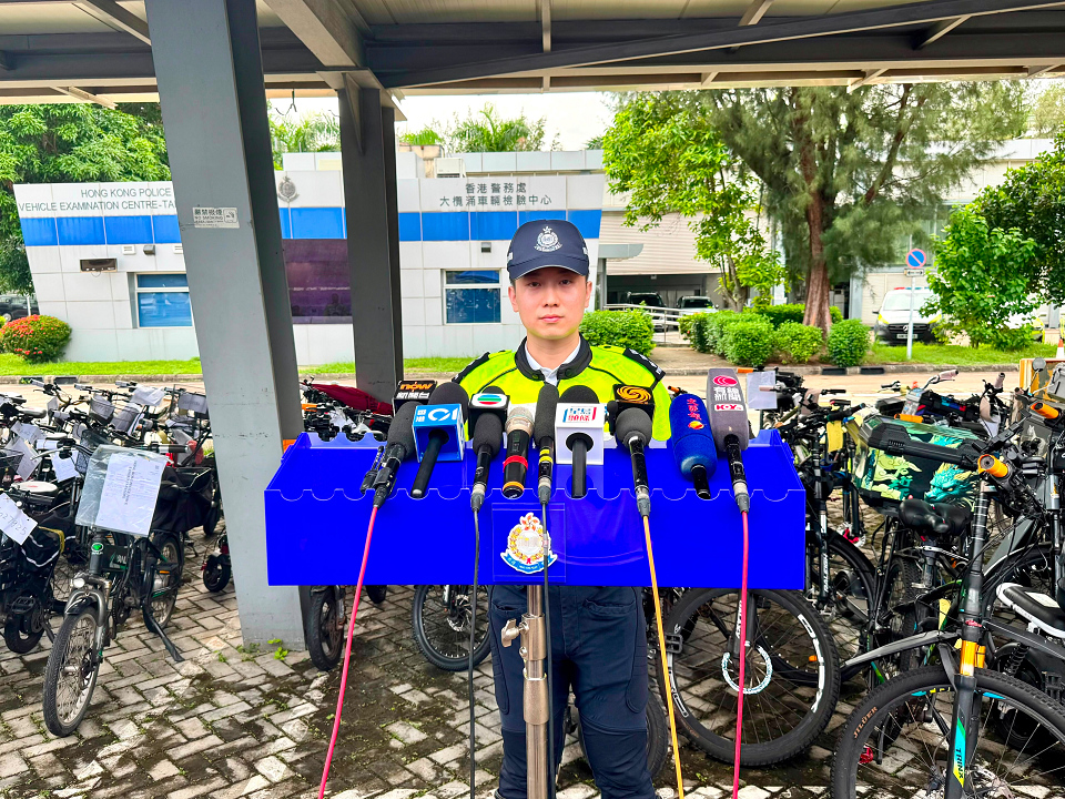警方新界北打擊電動單車 拘捕149名男女