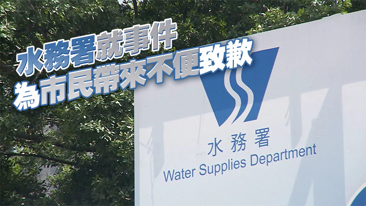 鳳德道近志蓮淨苑有鹹水管滲漏 水務署正在維修