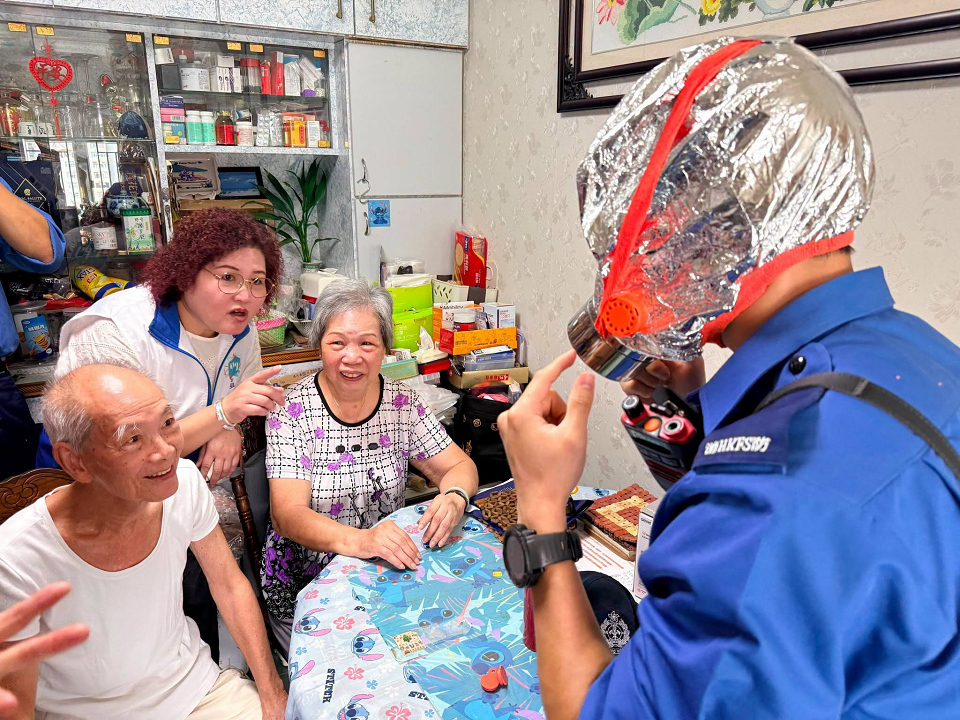 消防處屯門宣傳防火信息 提升居民防災應急能力
