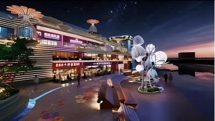 夜遊新地標來襲！神農架松柏濱河風情帶8月11日晚正式開街