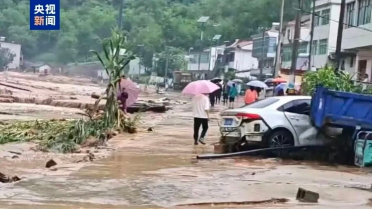 陝西柞水縣突發泥石流 致1人死亡2人失聯