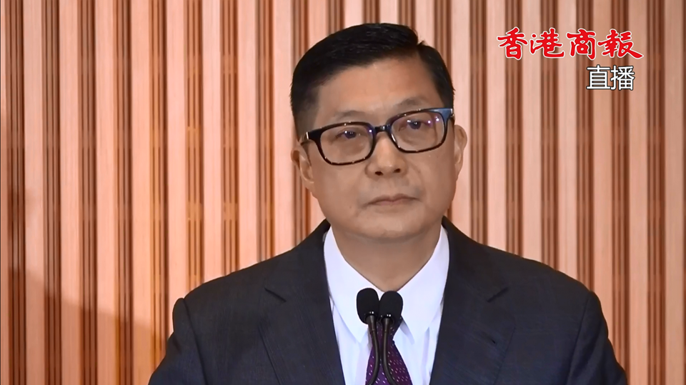 直播回放｜保安局局長鄧炳強見傳媒