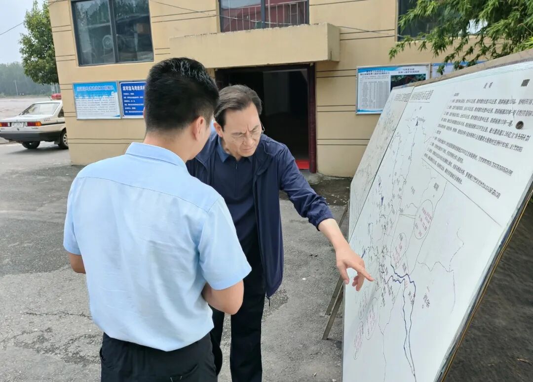 孔昌生在漯河市督導調研防汛工作時指出 抓實抓細各項防禦措施 堅決打贏防汛救災攻堅戰