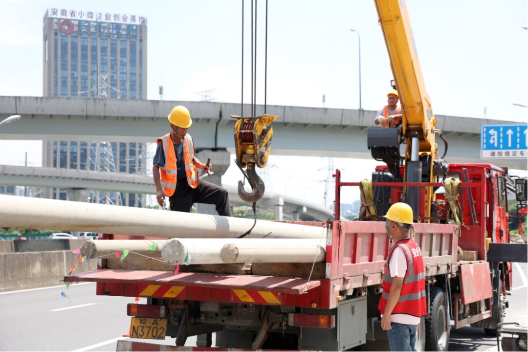 合肥瑤海拔杆淨空 精雕城市宜居風貌
