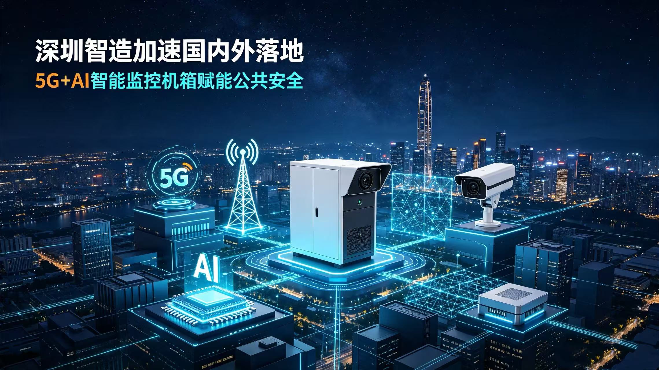 深圳智造加速國內外落地 5G＋AI智能監控賦能公共安全 