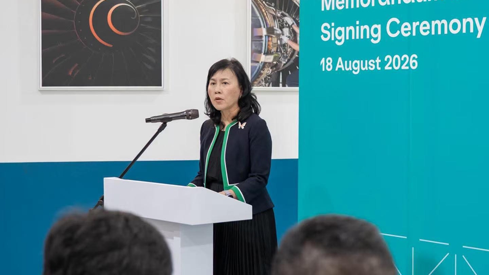 香港設立飛機發動機快修中心 陳美寶：充分體現內地與香港優勢互補