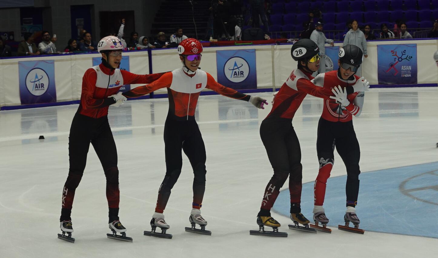 有片 |  2026亞洲公開短道速滑賽  港隊勇奪3金9銀7銅創紀錄