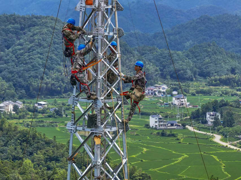 皖祁門縣：聚力電網提質升級 改造工程全速推進