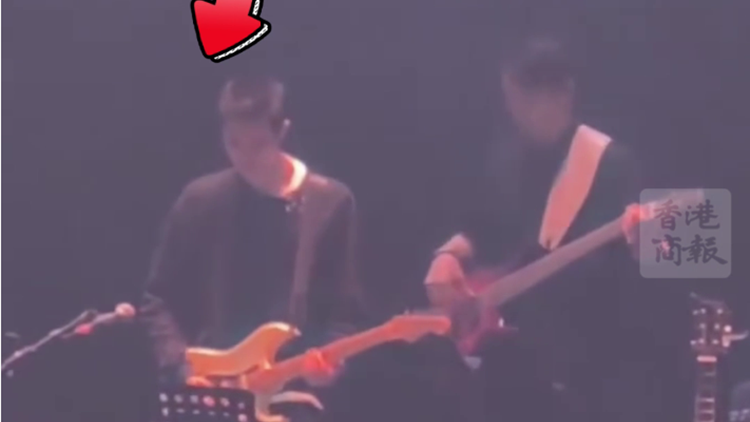 有片｜張智霖廣州演唱會 魔童擔任結他手 父子同台表演