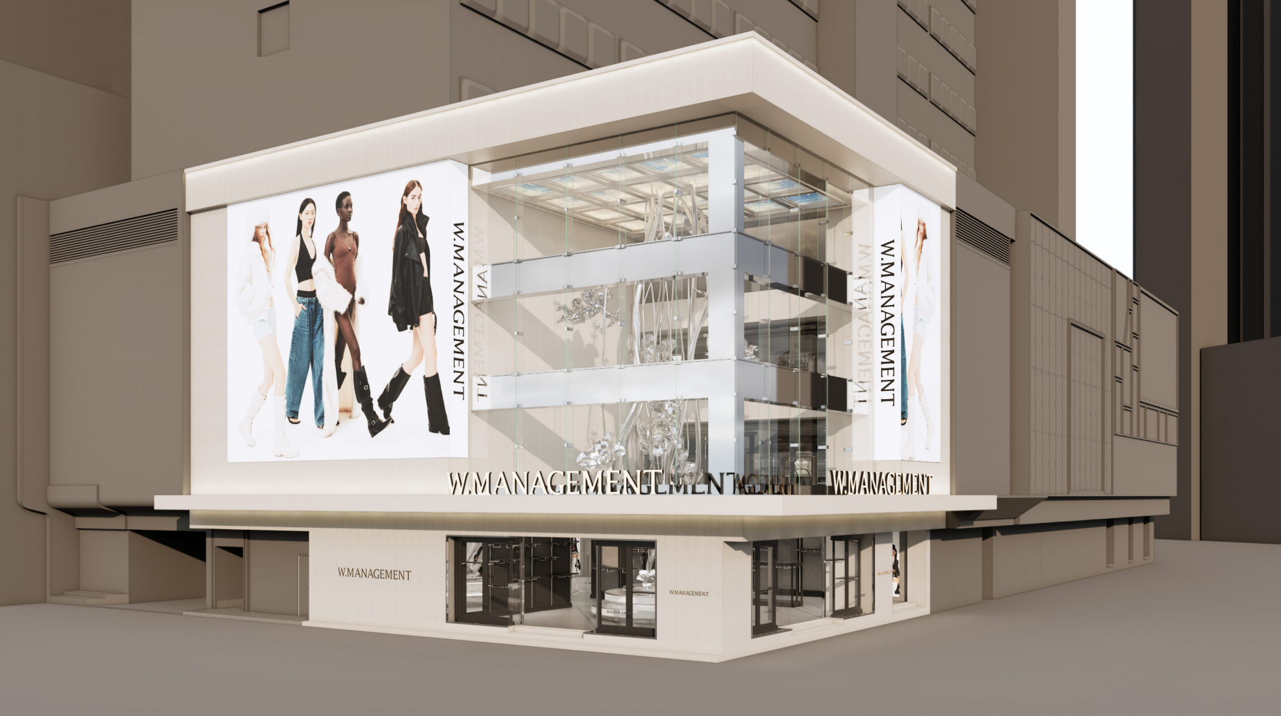 銅鑼灣「舖王」迎來新品牌  W.MANAGEMENT開設3萬呎新店
