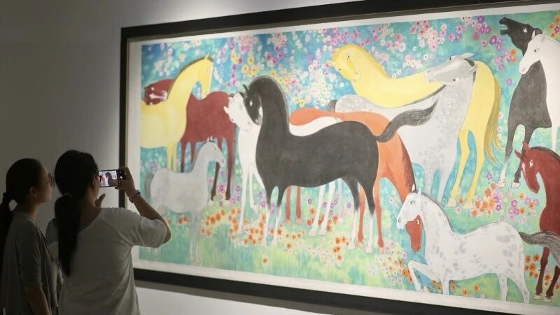 藝術家趙之境作品亮相「神駿千載——中土馬文化藝術展」(新疆站）