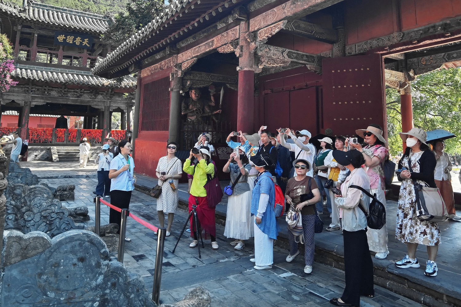四川平武報恩寺暑期古建研學熱度攀升