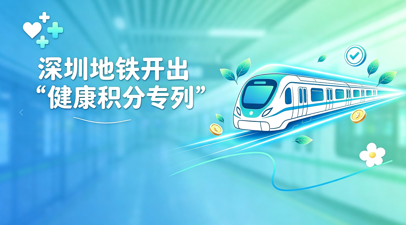 深圳地鐵開出「健康積分專列」 5號線、11號線車廂健康提示上新