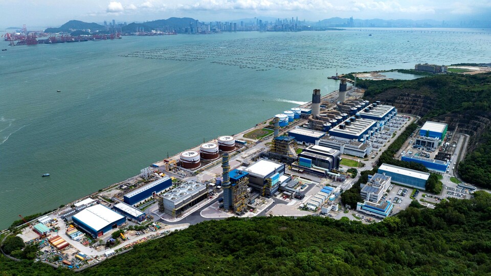 全港首個發電廠摻氫發電項目龍鼓灘展開 中電料2028年完成測試
