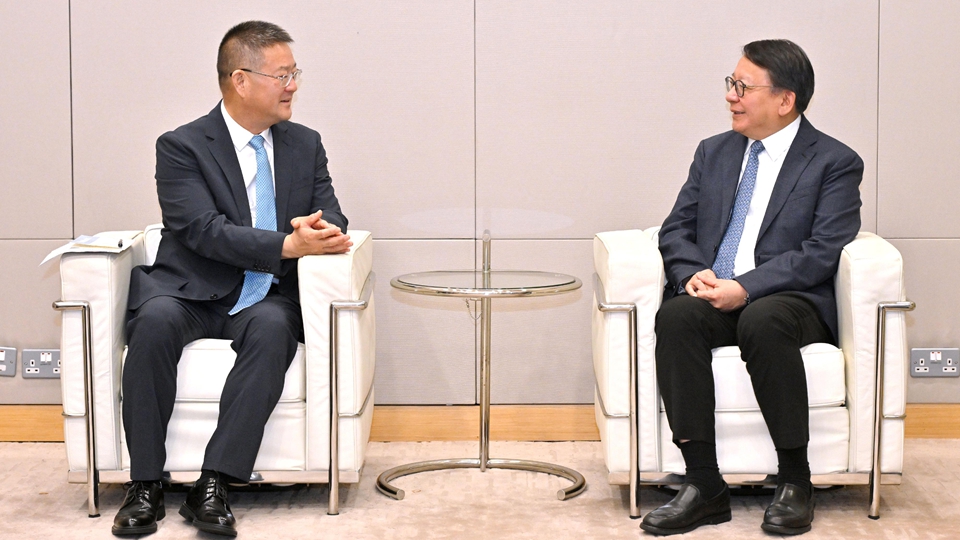 陳國基晤青海副省長劉濤 就加強兩地政府合作交換意見