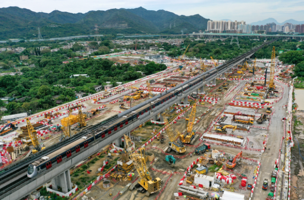 港鐵洪水橋站擬全球首次採用「平移建造法」 將車站結構嵌入鐵路