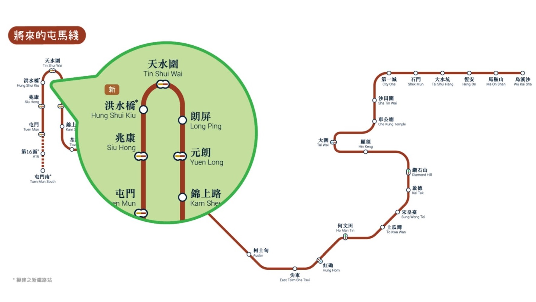 洪水橋站以「先建造，後平移」方式建造 運輸及物流局樂見全球首次技術