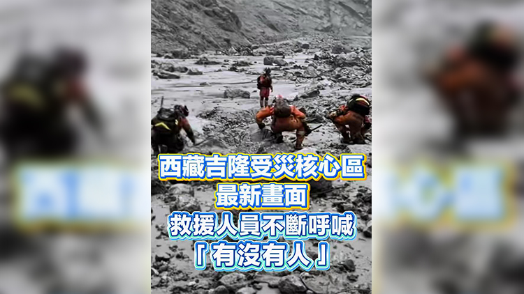 有片 | 西藏吉隆受災核心區最新畫面 救援人員不斷呼喊「有沒有人」