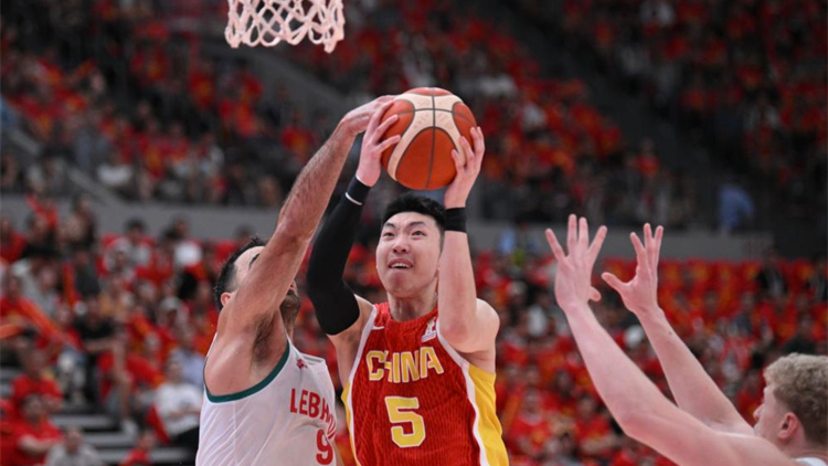 中國男籃世界盃預選賽險勝黎巴嫩隊
