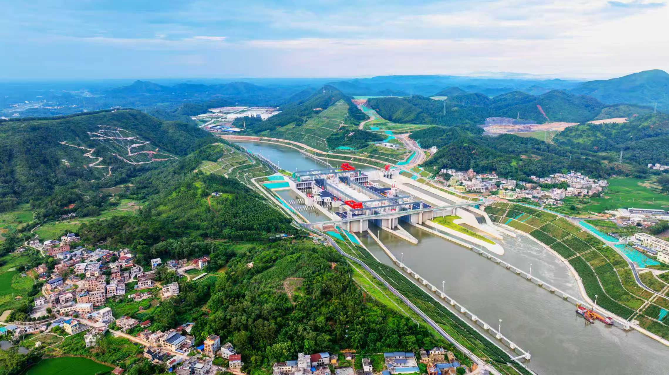 平陸運河馬道樞紐順利通過交工驗收