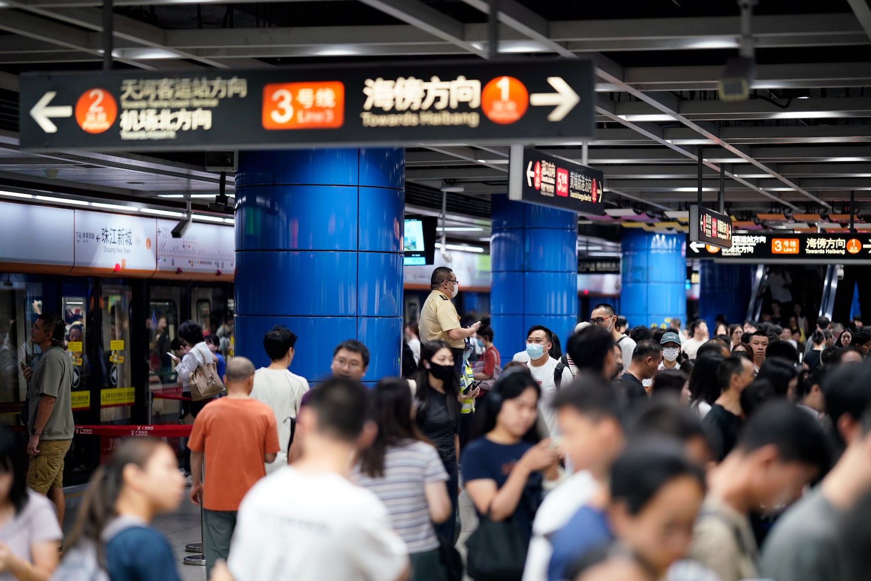 33天單日客流超千萬  穗地鐵暑運運客6億人次