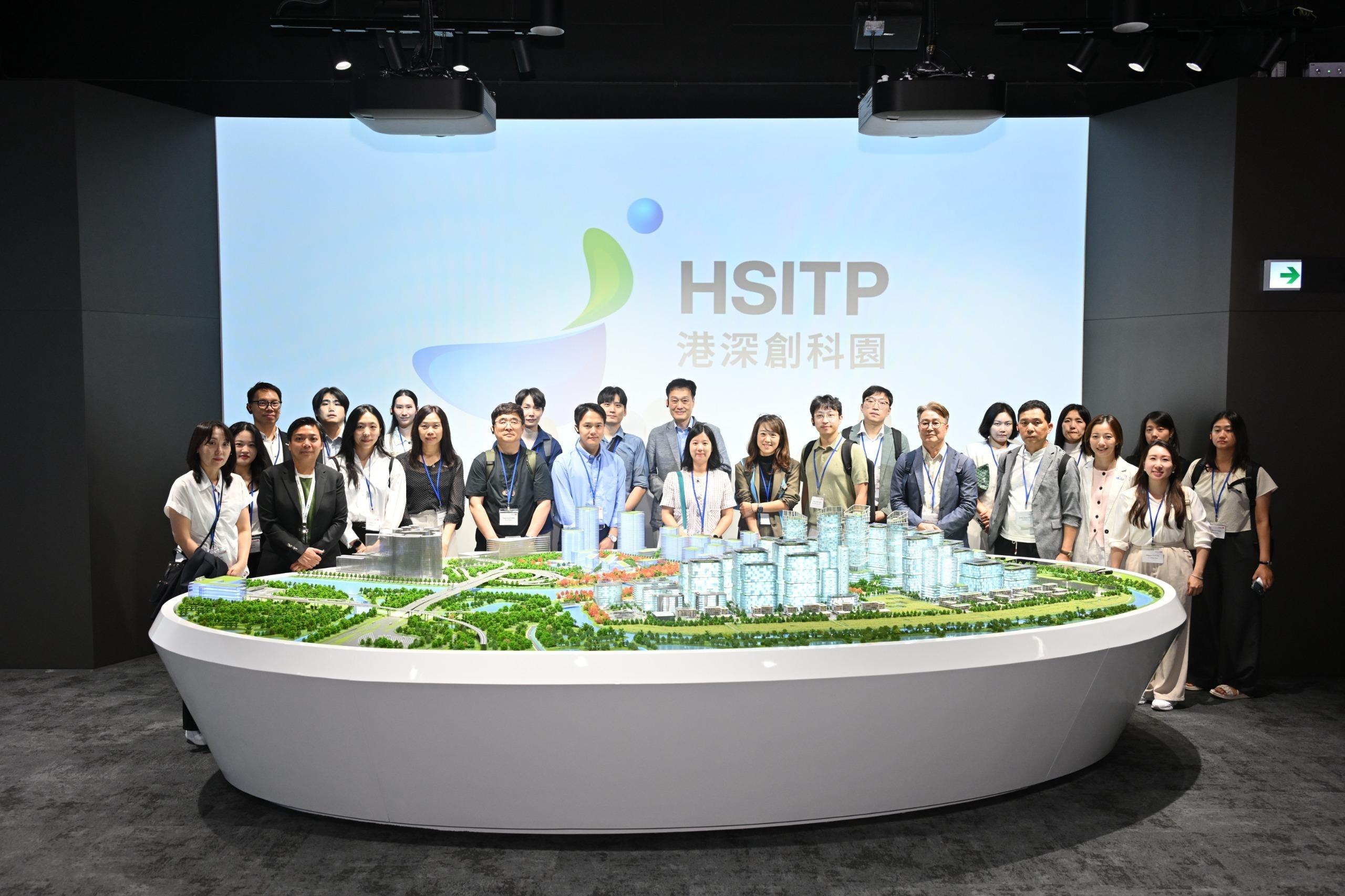 投推署組韓國創科企業高管團來港 考察創科旗艦與戰略基礎設施