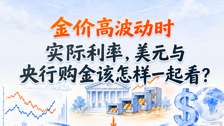 金價高波動時，實際利率、美元與央行購金該怎樣一起看？