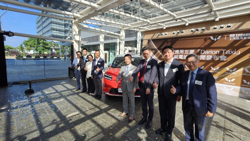 上汽通用五菱搶佔香港的士市場 推出「Darion Taxi」六座電動的士