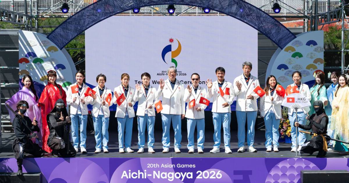 名古屋亞運會本周六揭幕 港隊楊博文、沈曉榆任開幕禮持旗手