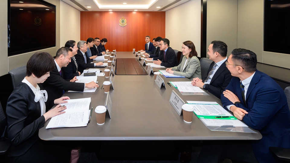 海關關長陳子達晤廣州海關關長李全 就深化兩地海關協作交換意見