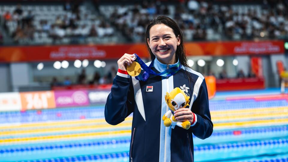  亞運會｜港隊暫奪2金3銀3銅  黃寶基：祝願泳隊續創佳績