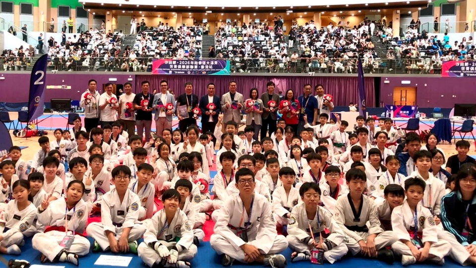 「沙田節•2026年跆拳道大滿貫世青俱樂部聯賽 — 香港站」圓滿舉行 過千好手同場競技