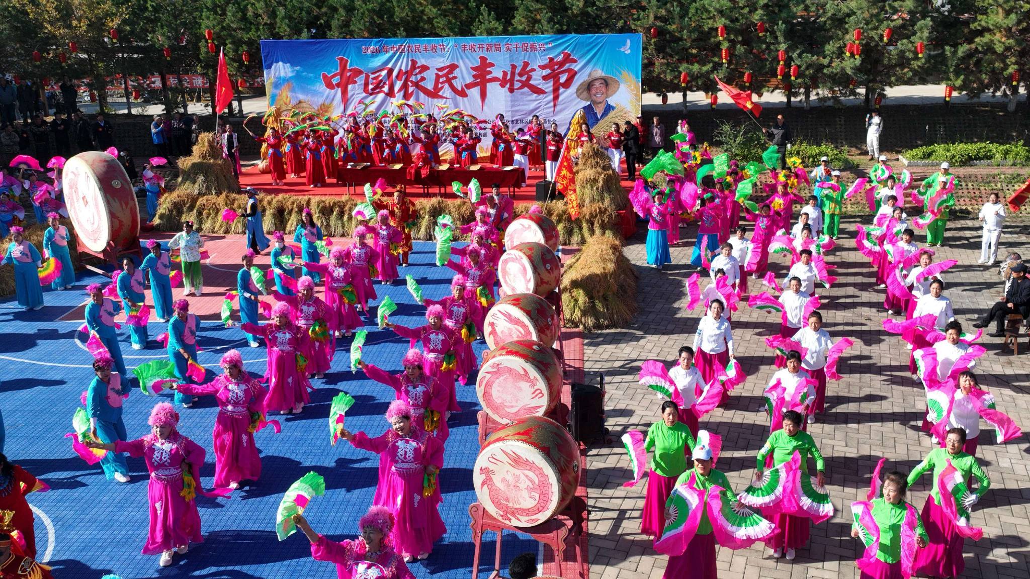黑龍江綏化北林區：稻田公園慶豐收 黑土田園繪豐年