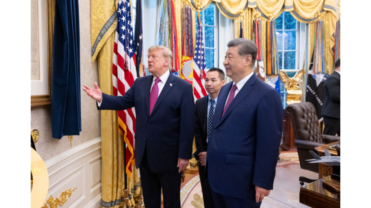 圖集丨習近平同特朗普小範圍交流