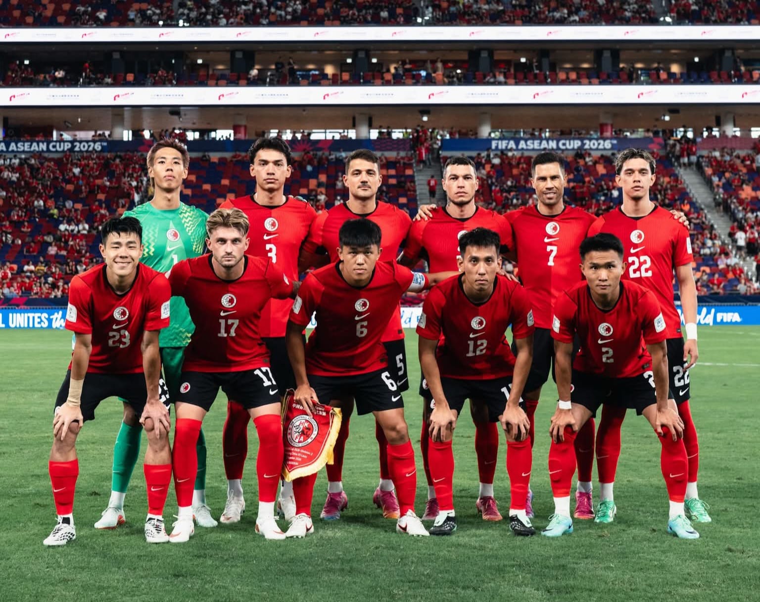 港隊東盟盃旗開得勝 首場分組賽四球大勝老撾