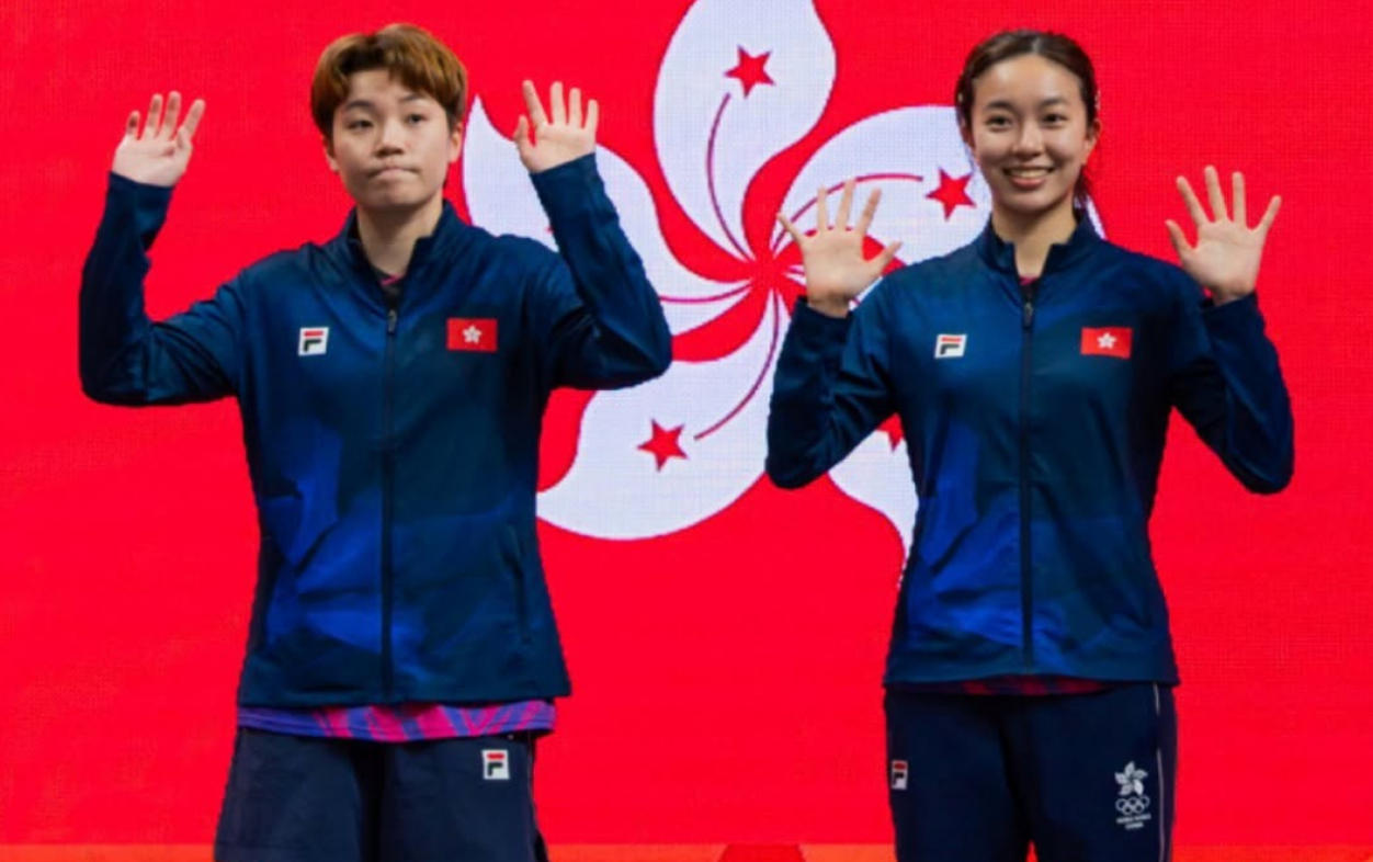 亞運會丨乒乓女雙四強 港隊杜凱琹/吳詠琳不敵日本摘銅