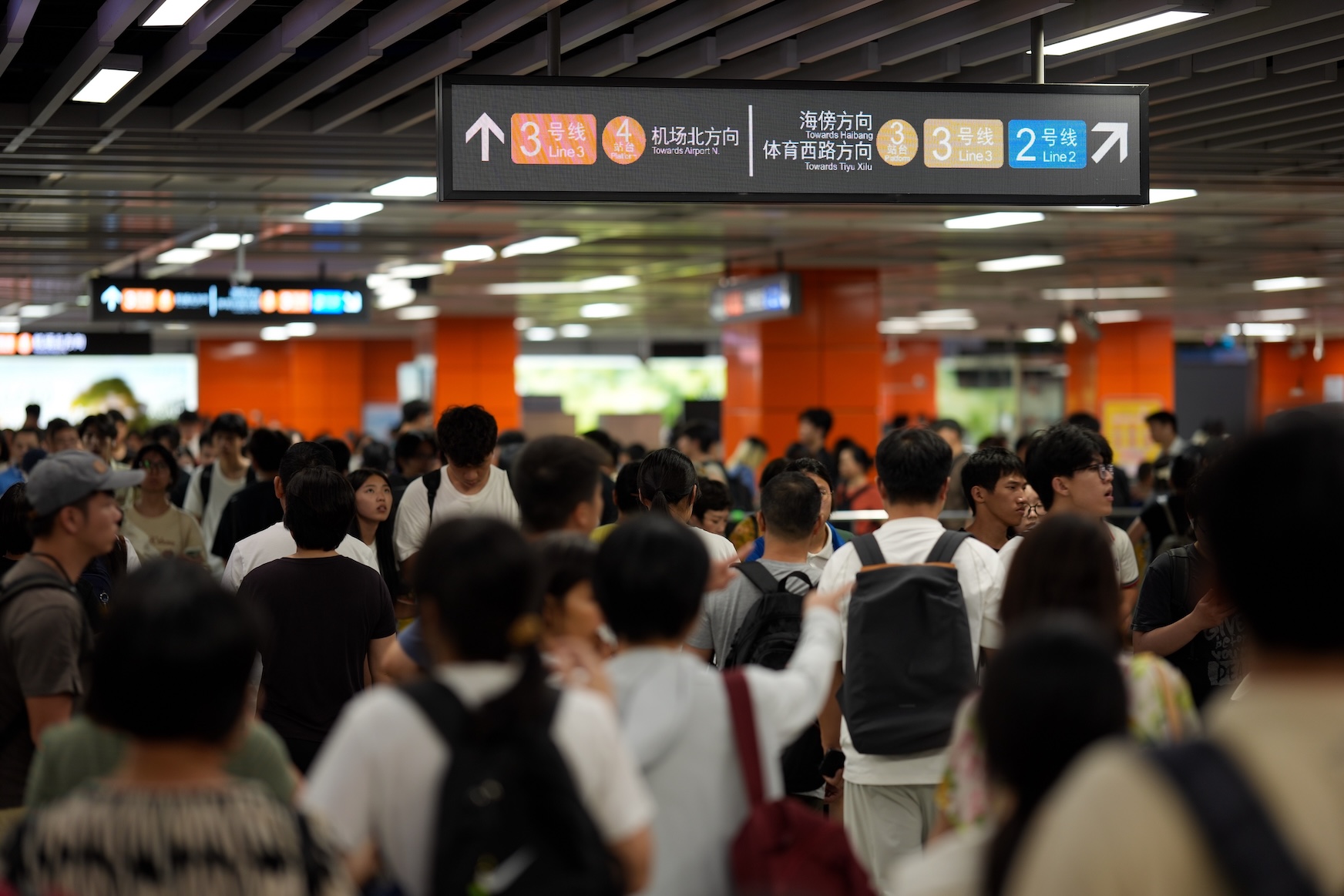 中秋假期  廣州地鐵運客流2605.9萬  城際客流67.3萬