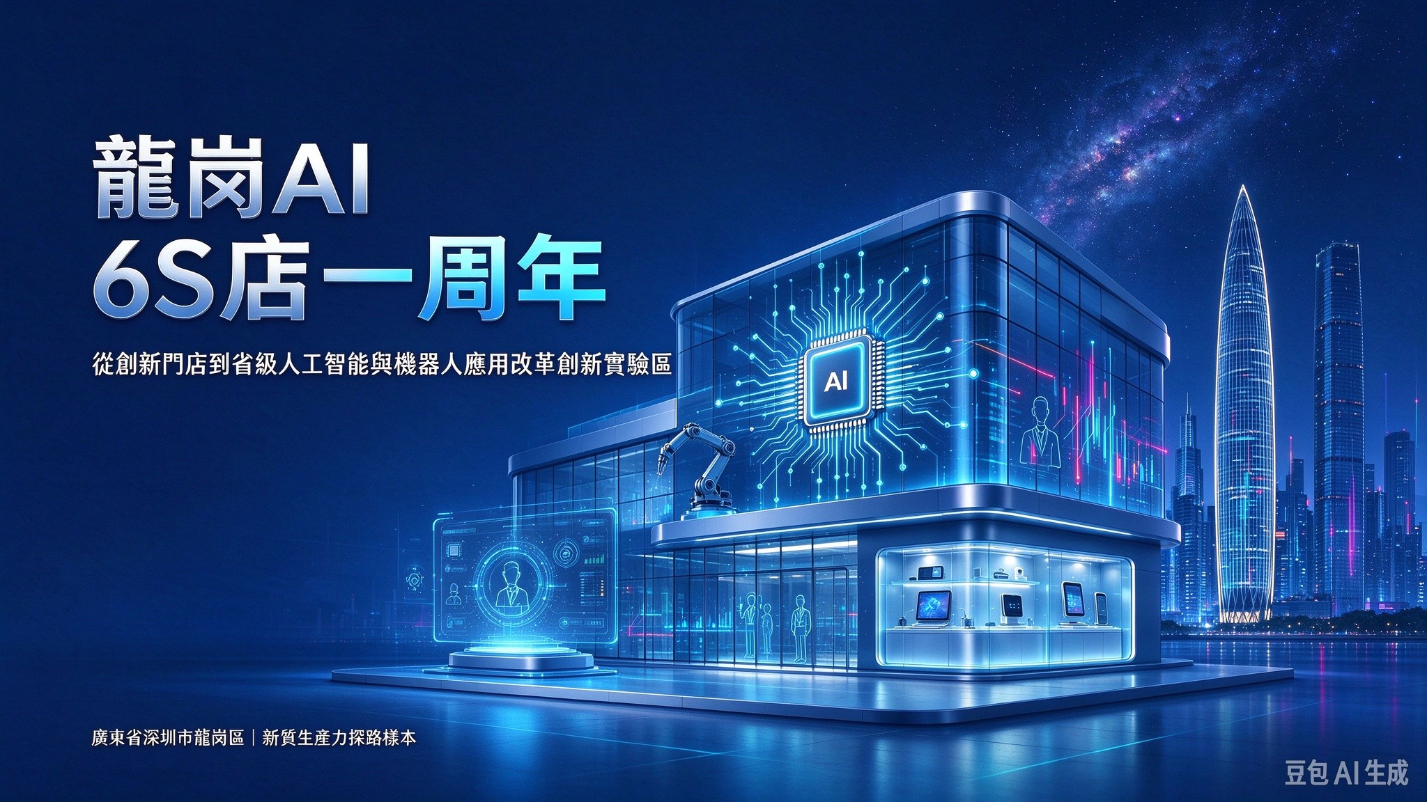 深圳人工智能6S店周年回望 龍崗錨定廣東科技改革新使命！
