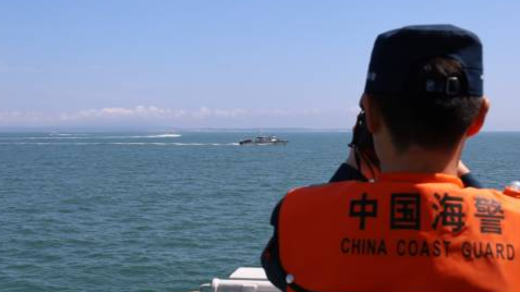 福建海警位金門附近海域依法開展常態執法巡查