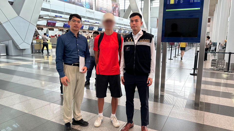 一名港人在菲律賓完成服刑返港 據悉涉藏毒案被拘禁26年