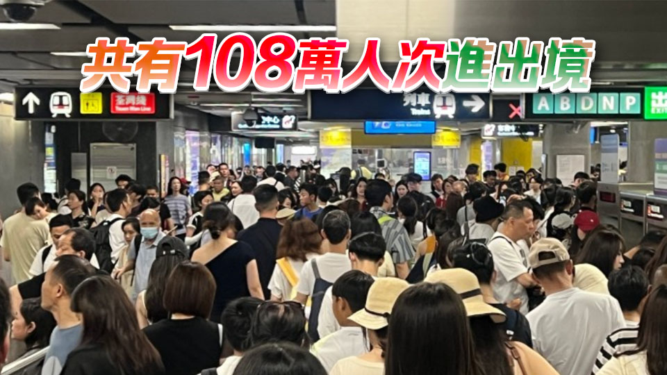 十一黃金周首日 逾27.7萬人次內地旅客入境 經落馬洲支線入境最多