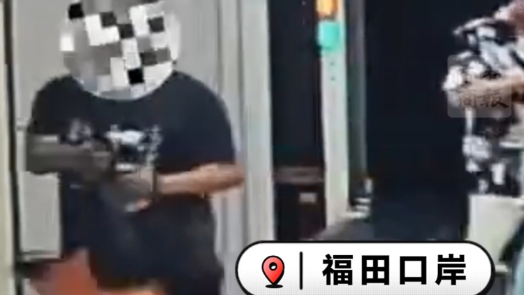 有片｜男子腰纏249支減肥針闖關福田口岸 步伐僵硬被查