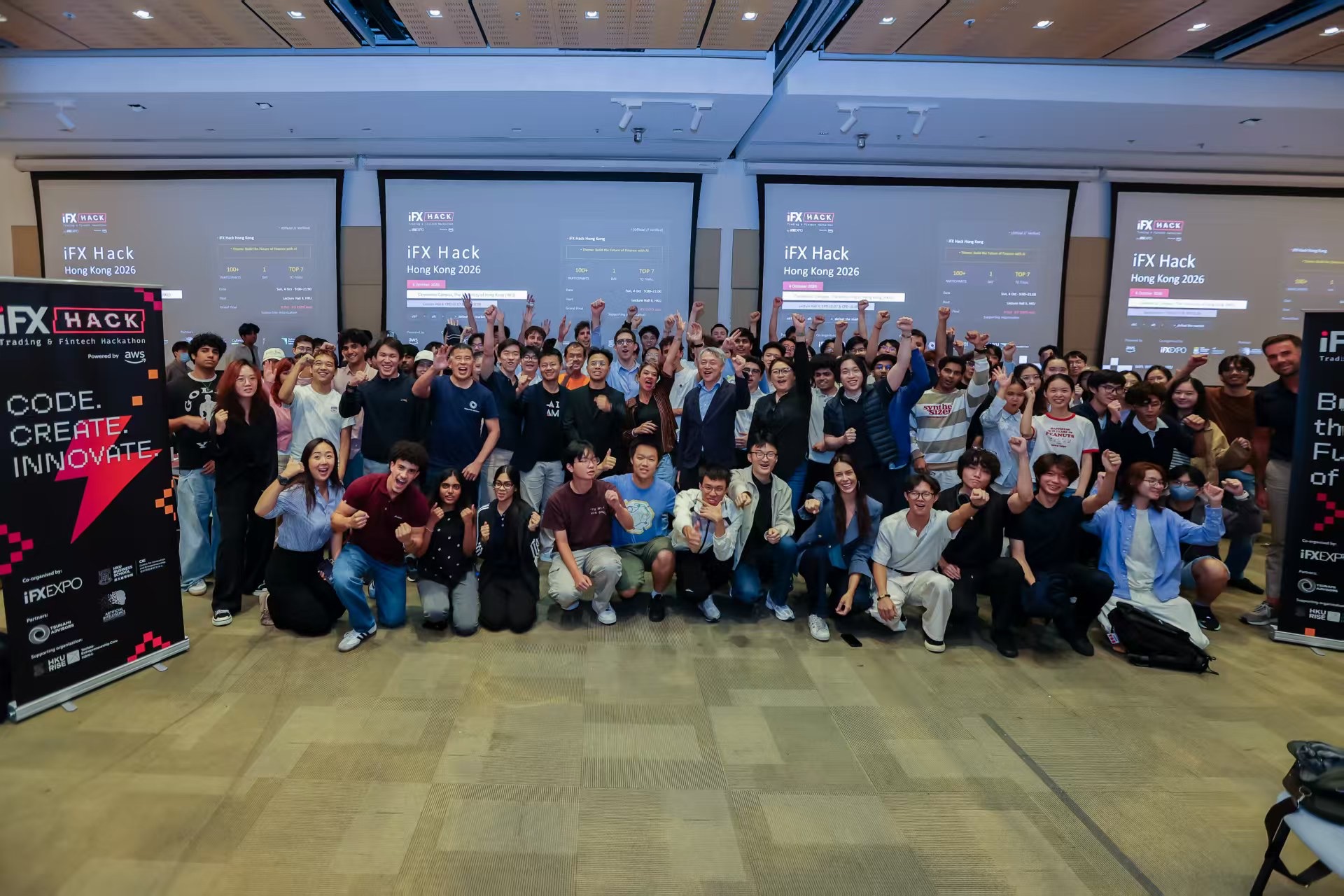 大灣區青年企業家社團總會出征港大-iFX黑客鬆 AI+金融燃爆全場創佳績